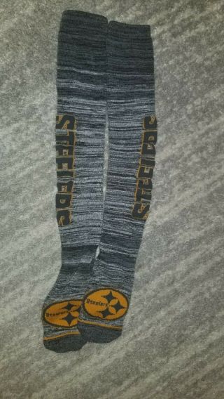 Pittsburgh Steelers Adult Tube Socks - 1 Pair - Large