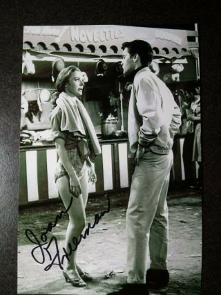Joan Freeman Authentic Hand Signed Autograph 4x6 Photo With Elvis Presley