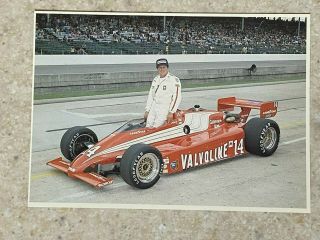 A.  J.  Foyt Valvoline 14 Indy 500 Postcard 4 " X 6 "