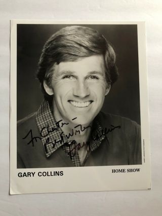 Gary Collins Autographed Celebrity Photo 8x10 Home Show