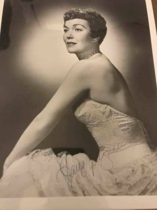 Actress Jane Wyman Pic With Autograph With