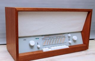 Serviced Braun Ts3 - 81 Stereo Tube Radio Rc81 Dieter Rams Mid Century Art Deco
