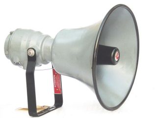 Big Nos Federal Signal Usa 302x Audible Signal Selectone Sounder Loud Speaker