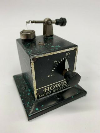 Howe Crystal Detector Radio 1920s -