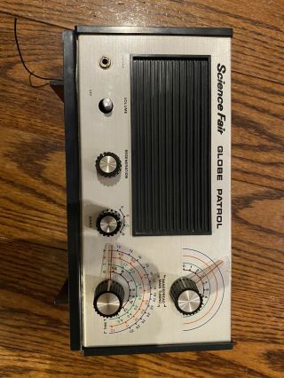 Radio Shack Science Fair Globe Patrol Shortwave Receiver Kit Built Transistor