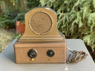 Atwater Kent Model 40 Bathtub Tube Radio With Speaker,  Great Physical