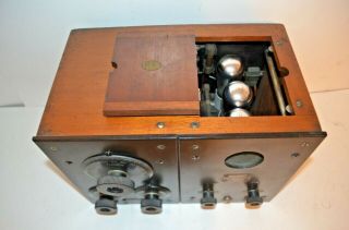 1921 WESTINGHOUSE TYPE RC THREE TUBE RADIO RECEIVER COMBINING THE RA AND DA 3