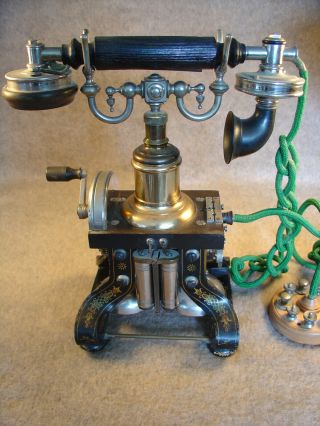 L.  M.  Ericsson Model AC110 Skeleton Type 1892 Eiffel Tower Telephone 3
