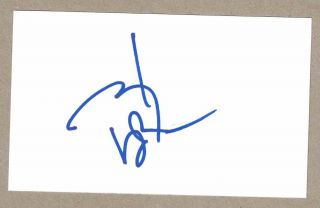 Johnny Depp Actor Signed Autograph 3x5 Index Card Pirates Of The Caribbean