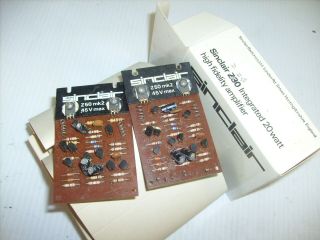 Sinclair Audio Integrated Z50 Mk2 Pair Boards - Kit,  Made In England