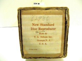 234m.  Edisonic Diamond Disc Reproducer - still in orig.  box 3