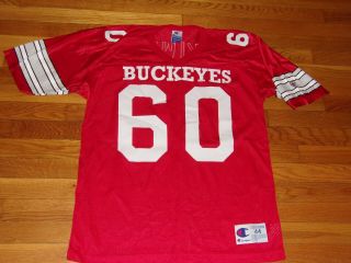 Vintage Champion Ohio State Buckeyes Kiwi Football Jersey Mens 44