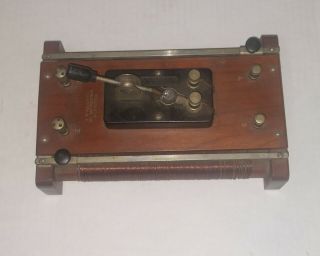 1924 " Gundlach Manhattan Optical Co.  Crystal Detector Radio Rochester N.  Y