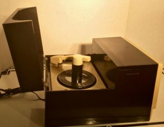 1950 ' s RCA Victor Deluxe Model 8 - EY - 4FK RECORD PLAYER 45 RPM Victrola Tubed 2