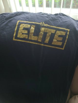 Pro Wrestling Tees The Elite Golden Shirt 2xl Aew Young Bucks Kenny Omega