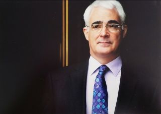 Lord Alistair Darling Hand Signed Autograph Photo Uk Mp Politician Labour Party