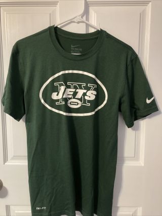 Nike York Jets Dri - Fit T - Shirt Size: Medium