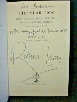 ROBERT LACEY HAND SIGNED BOOK 