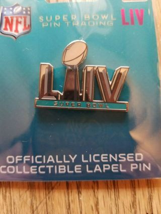 Bowl 54 Miami Florida 49ers Chiefs Logo Lapel Pin