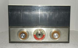 Vintage PHILCO Twin Speaker AM FM Tube Radio Model K914 - 124 Ivory 1960s 3