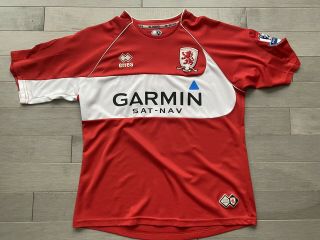 2008 - 09 Middlesbrough Home Shirt Tuncay - Authentic