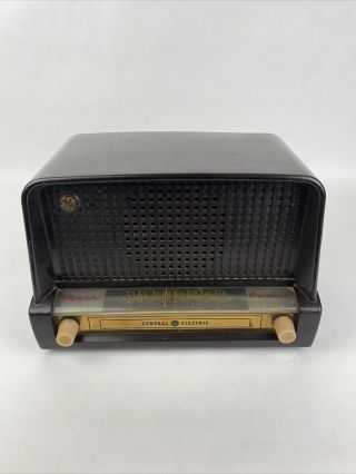 Vintage Ge Model 402 Am Tube Radio