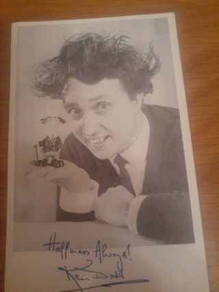 Ken Dodd Autograph With His Diddy Man