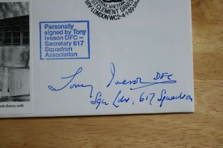 DAMBUSTERS 617 SQN SIGNED FDC TONY IVESON TIRPITZ 2