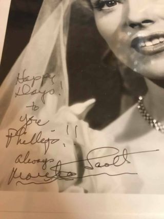 ICONIC ROLE ACTRESS MARTHA SCOTT AUTOGRAPHED 8X10 PIC WITH 2