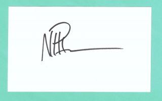 Neil Patrick Harris Actor Signed Autograph 3x5 Index Card How I Met Your Mother