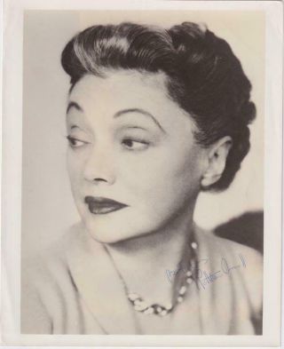Katharine Cornell - Vintage Signed Photograph