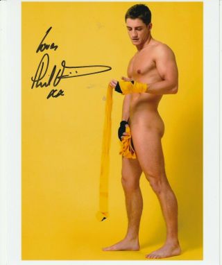 Liverpool Actor Phil Oliver Signed `gay Posed` 8x10 Pic -