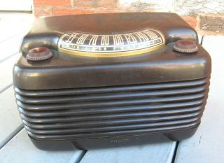 Vintage 1940s Pilco Hippo Art Deco Mid Century Bakelite Am Radio