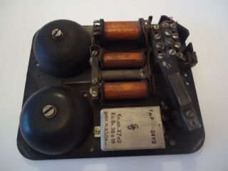 Antique Siemens & Halske 1943 Telephone Sistem Mechanism Fg.  Sk.  Tif.  221a/r6 31y7