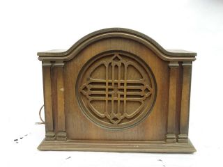 1920s Antique Brunswick Tube Radio " Loud Speaker " Model - A Cathedral Gothic