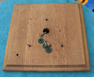 Antique Victor Victrola Vic Wood Case Lid With Mounting Screws & Parts Stock T