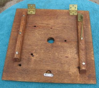 Antique Victor Victrola Vic Wood Case Lid with Mounting Screws & Parts Stock t 3