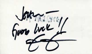 Mark Metcalf Animal House Buffy The Vampire Slayer Signed Autograph