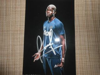 Paul Pogba,  Footballer,  An Hand Signed 6 X 4 Photo