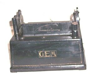 Edison Gem Phonograph Casting
