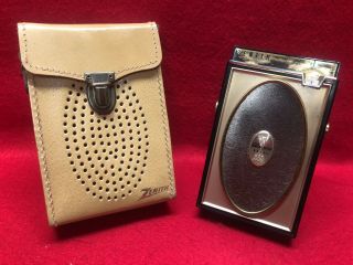 Zenith Deluxe Royal 500 Transistor Radio With Case -