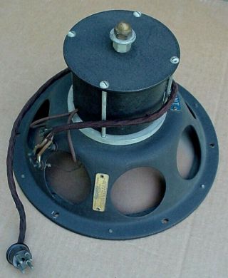 Antique Vintage Atwater Kent Radio Type F - 2 Speaker With Mounting Bracket