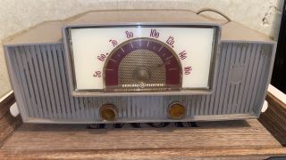 General Electric Model 467 Dial Beam Vintage Mid Century Tube Radio Bakelite