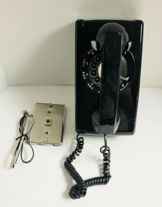 Vintage Rotary Dial Wall Phone Telephone Bell System Western Electric