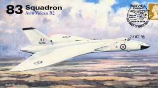 Av600 Avro Vulcan 83 Squadron Raf Cover Final Flight Xh558 28 Oct 2015 2