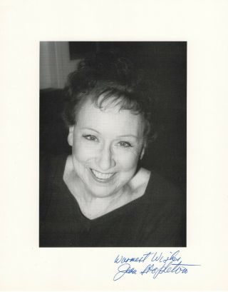 Jean Stapleton Autographed Signed 8x10 Photo B&w Picture Authentic Warmest Wish