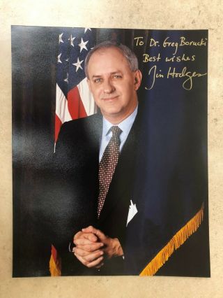 South Carolina Governor: Jim Hodges,  Signed 8x10 Photo