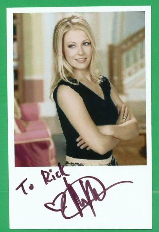 Melissa Joan Hart 3x5 Sm.  Pic/card Signed Autograph (read Offer) To Rick