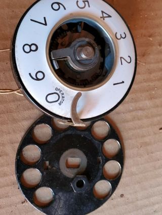 Western Electric Telephone 2 Hb Dial,  Turns Freely