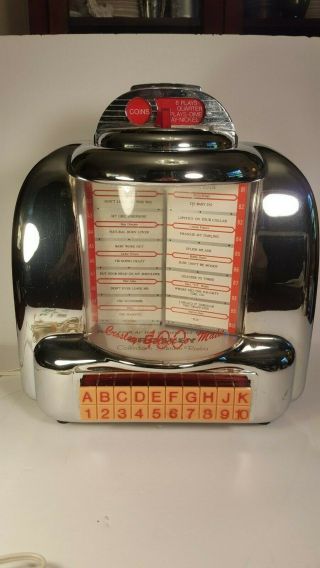 Crosley Select - O - Matic Cr - 9 Am/fm Cassette Radio.  Diner Style.  Great Collectible